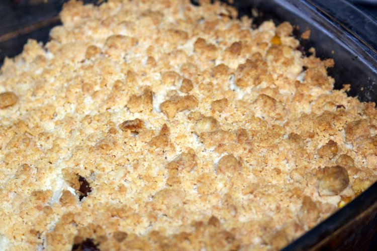 Crumble salé