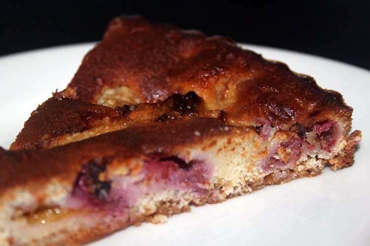 Gâteau Pêches Framboises