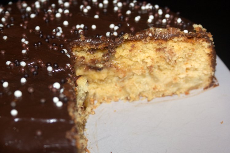Gâteau aux poires et au chocolat