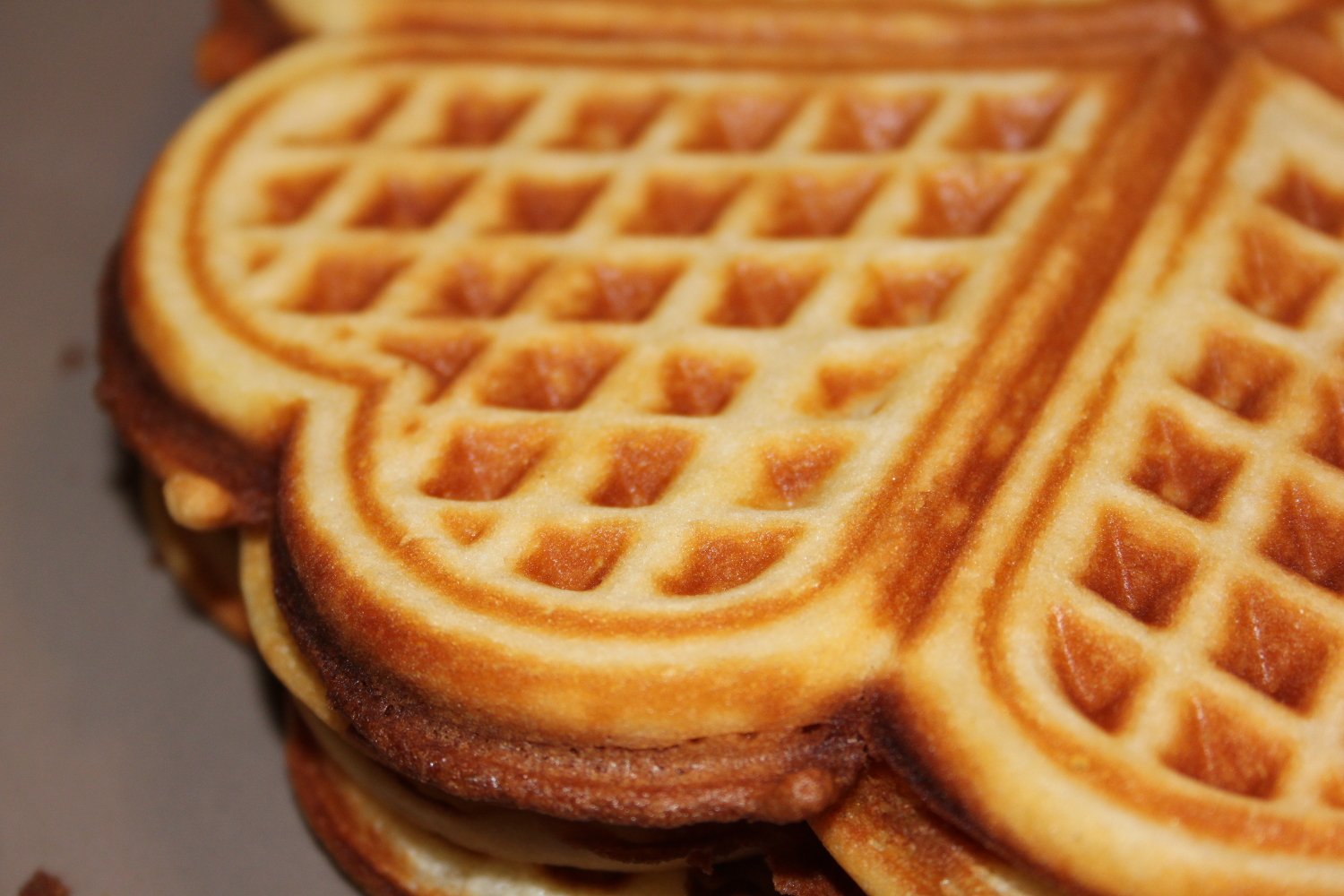 Gaufres en Coeur de Mamie