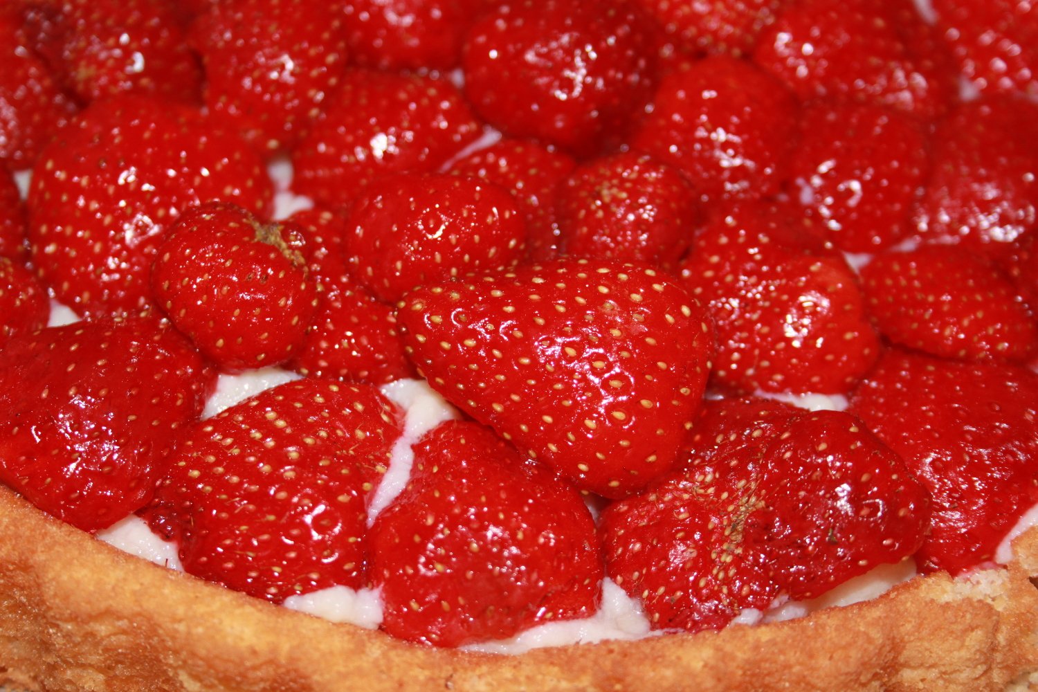 Tarte (avec crème pâtissière)